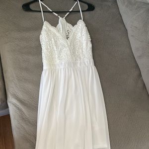 COPY - Lace White Maxi Dress With Slip